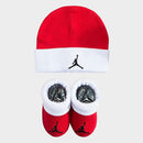 INFANT JORDAN HAT AND BOOTIE SET
