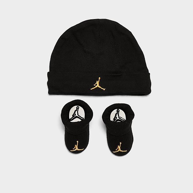 INFANT JORDAN JUMPMAN 3-PIECE HAT AND BOOTIE BOX SET