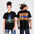 Live Life Nice Nice Over Everything Graphic Print Short-Sleeve T-Shirt