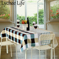 Printed Table Clothes Modern Simple Style Home Textile Dining Room Decor