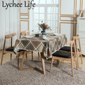 Printed Table Clothes Modern Dinging Room Home Textile Decoration