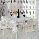 Lychee Life Print Table Cloth Simple Style Home Textile Dining Room Decoration