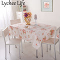 Lychee Life Print Table Cloth Simple Style Home Textile Dining Room Decoration