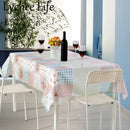 Lychee Life Print Table Cloth Simple Style Home Textile Dining Room Decoration