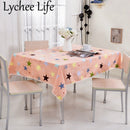 Lychee Life Print Table Cloth Simple Style Home Textile Dining Room Decoration