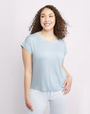Short Sleeve Hi-Low Hem Tee
