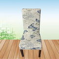 Flower Printing Removable Chair Cover Big Elastic Slipcover Modern Kitchen Seat