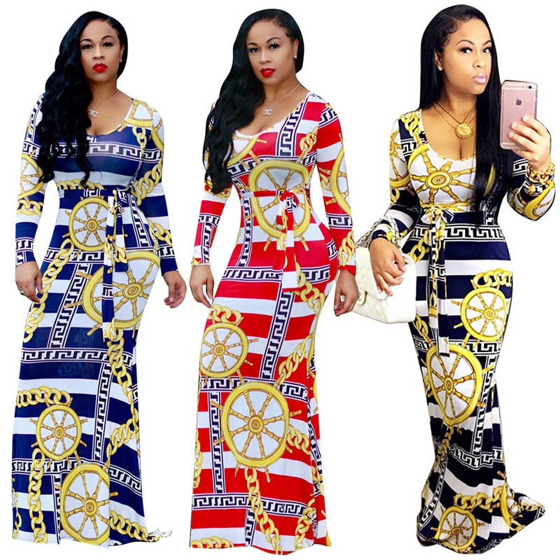 African Dresses for Women dashiki Print