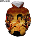 hoodie men/women 3D printed  hoodies Bruce Lee sweatshirt