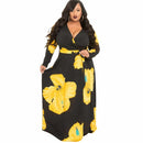 maxi long dress african clothing bazin riche robe chain print dashiki dress