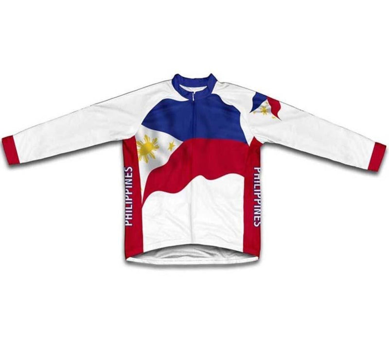 Philippines Winter Cycling Clothing Men Cycling Jersey Long Sleeve Bike Clothing