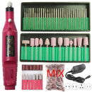 Professional Electric Nail Drill Machine Pedicure Manicure drill set Milling Cutters Set