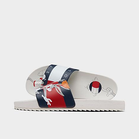 Tommy Hilfiger Big Kids' X Space Jam Bugs Bunny&trade; B-Ball Slide Sandals