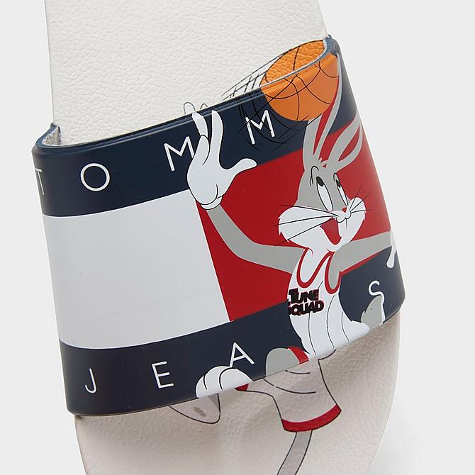 Tommy Hilfiger Big Kids' X Space Jam Bugs Bunny&trade; B-Ball Slide Sandals