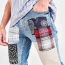MEN'S SUPPLY & DEMAND PATCHWORK JEANS