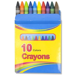 Wholesale 10 color Crayons Case Pack 96