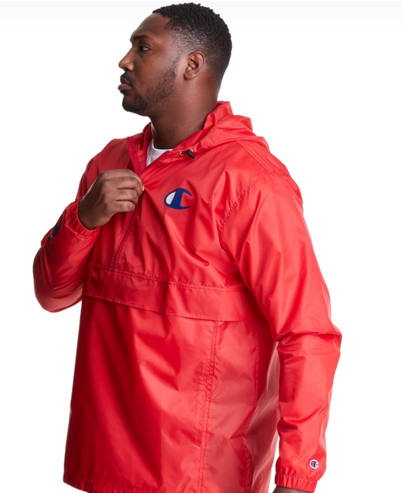 Men's Champion Big & Tall Packable Jacket Scarlet