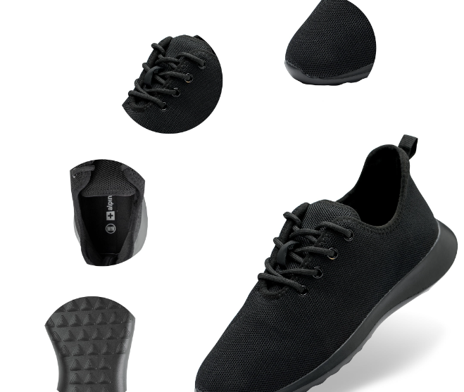Alpine Swiss Mens Knit Fashion Sneakers Lightweight Athletic Walking Tennis Shoes
