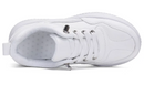 Eashi Boys Girls White Sneakers High Top Walking Shoes (Toddler Little Big Kid)
