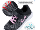Toddler Boys Girls Sneakers Kids Lightweight Breathable Strap Athletic Running Shoes for Little Kids