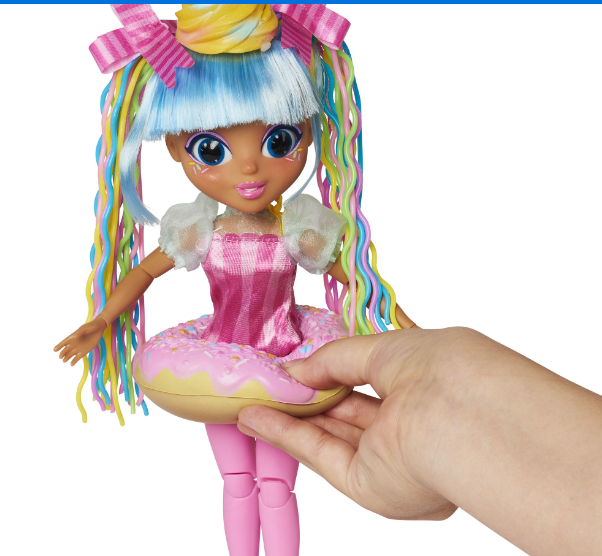 Fidgie Friends Unicorn Sprinkles, Fashion Doll with Fidget Toy Features, Age 6+