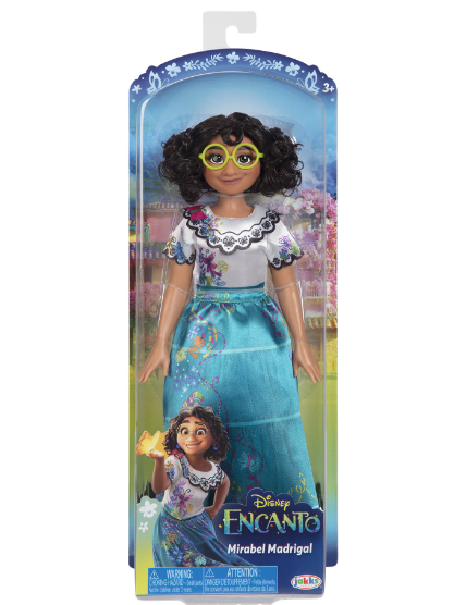 Disney Encanto Mirabel 11 inch Fashion Doll Includes Dress, Shoes and Hair Clip, for Children Ages 3+