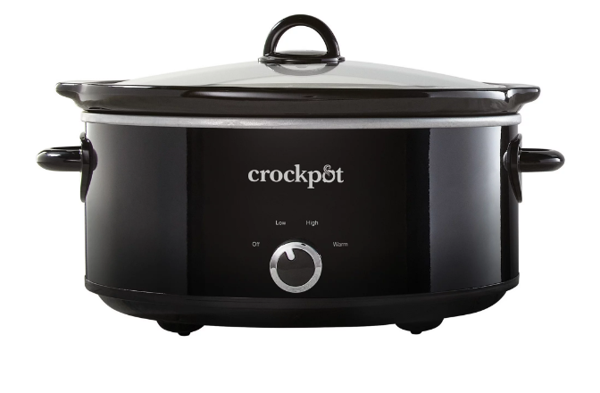 Crockpot™ 7-Quart Manual Slow Cooker, Black