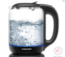 Chefman Easy Fill Electric Kettle, 1.7-Liter, Matte Black