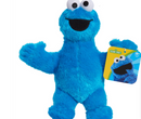Sesame Street Friends 8-inch Cookie Monster Sustainable Plush Stuffed Animal, Officially Licensed Kids Toys for Ages 18 Month, Gifts and Presents
