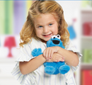 Sesame Street Friends 8-inch Cookie Monster Sustainable Plush Stuffed Animal, Officially Licensed Kids Toys for Ages 18 Month, Gifts and Presents