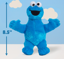Sesame Street Friends 8-inch Cookie Monster Sustainable Plush Stuffed Animal, Officially Licensed Kids Toys for Ages 18 Month, Gifts and Presents