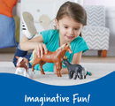 Learning Resources Jumbo Farm Animals - 7 Pieces, Boys and Girls Ages 18mos+, Pretend Play for Toddlers, Animal Toys for Toddlers