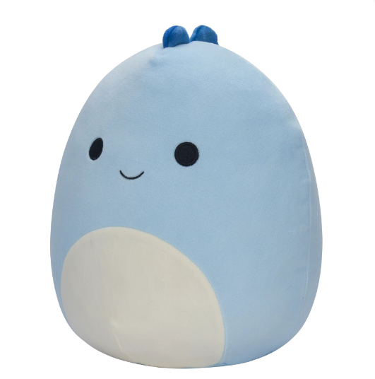 Squishmallows 10-Inch Grayson Dinosaur with White Belly - Medium-Sized Ultrasoft Official Kelly Toy Plush