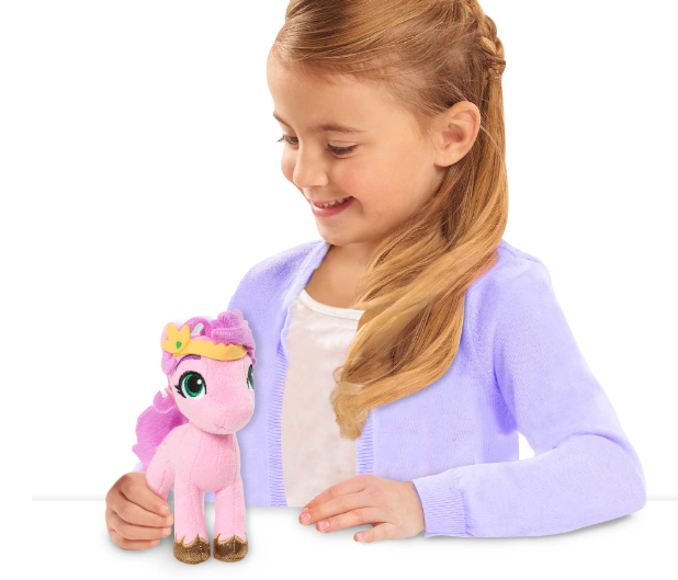 My Little Pony 7-Inch Pipp Petals Small Plush, Stuffed Animal, Horse, Kids Toys for Ages 3 Up, Easter Basket Stuffers and Small Gifts