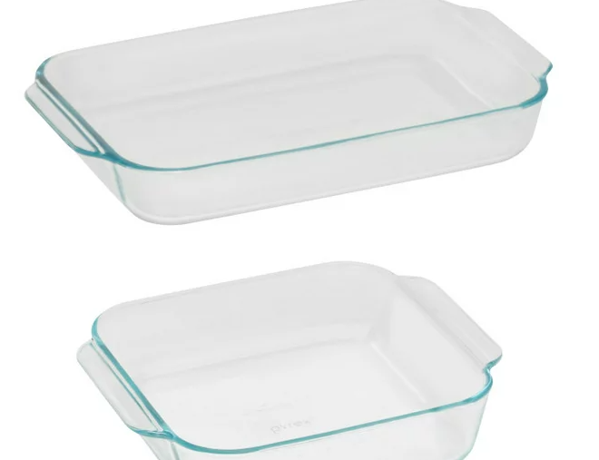 Pyrex Basics Glass Bakeware Set Value Pack, Set of 2