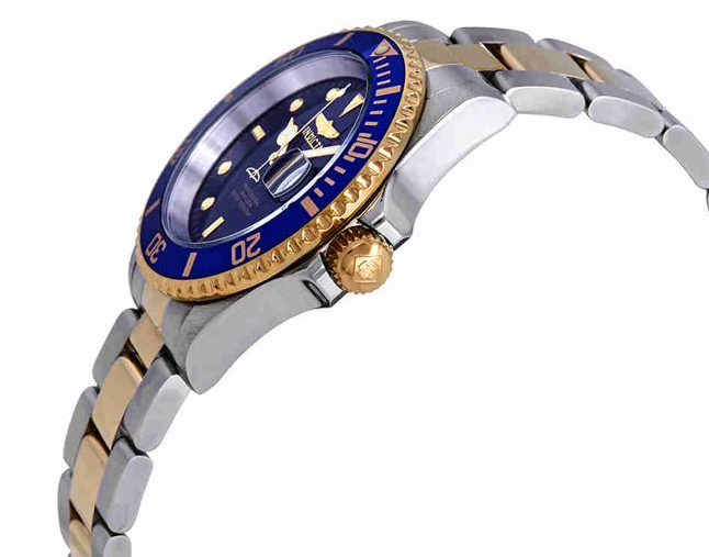 Invicta Pro Diver Mens 40mm Two Tone Quartz Watch