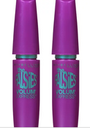 Maybelline The Falsies Washable Mascara, Blackest Black, 2 Pack