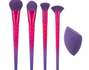 Real Techniques Galactic Glo Vibrant Glow Makeup Brush & Sponge Kit, 5 Piece Set