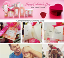 Spa Gift Baskets for Women, 9 Pcs Rose Bath Gift Kits, Holiday Valentines Body Care Gifts Set