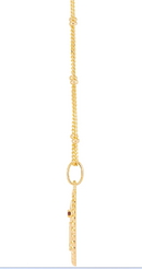 Brilliance Fine Jewelry Capricorn Symbol Pendant in Sterling Silver and 14K Gold Plate,20"