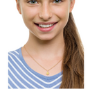 Brilliance Fine Jewelry Girl’s 14K Yellow Gold Virgin Mary Medal Pendant, 18” Chain