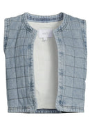 The Get Women’s Quilted Denim Vest