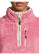 Swiss Tech Women’s and Plus Faux Sherpa Quarter-Zip Jacket