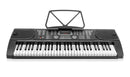 61-Key Electronic Keyboard Piano with Stand, Stool, Headphones and Microphone