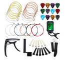 Guitar Strings Changing Kit Guitar Accessories Kit Guitar Playing Maintenance Tool for Beginners