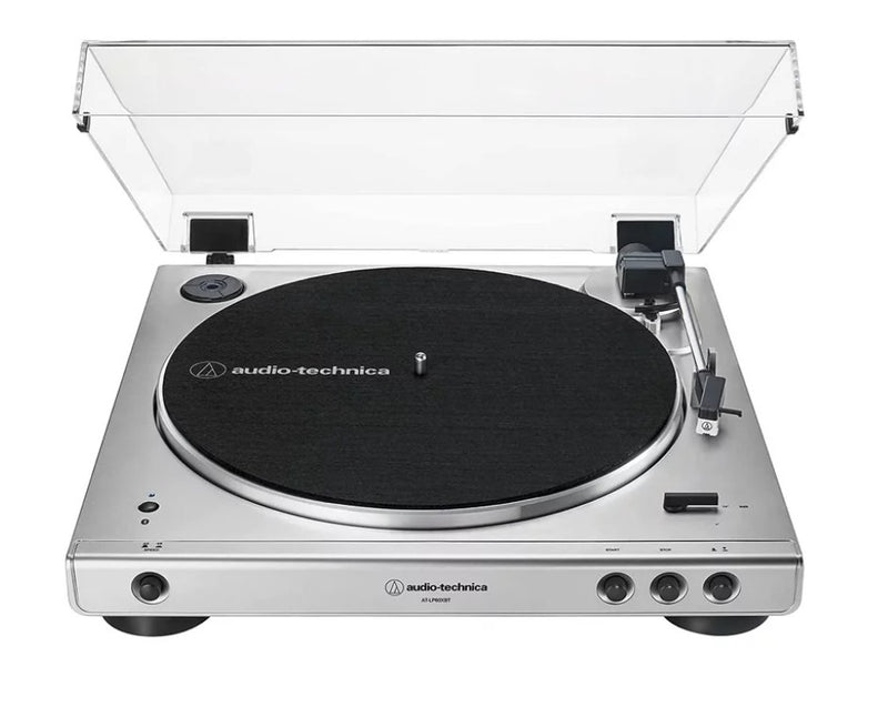 Audio-Technica AT-LP60XBT-SV Bluetooth Stereo Turntable, silver