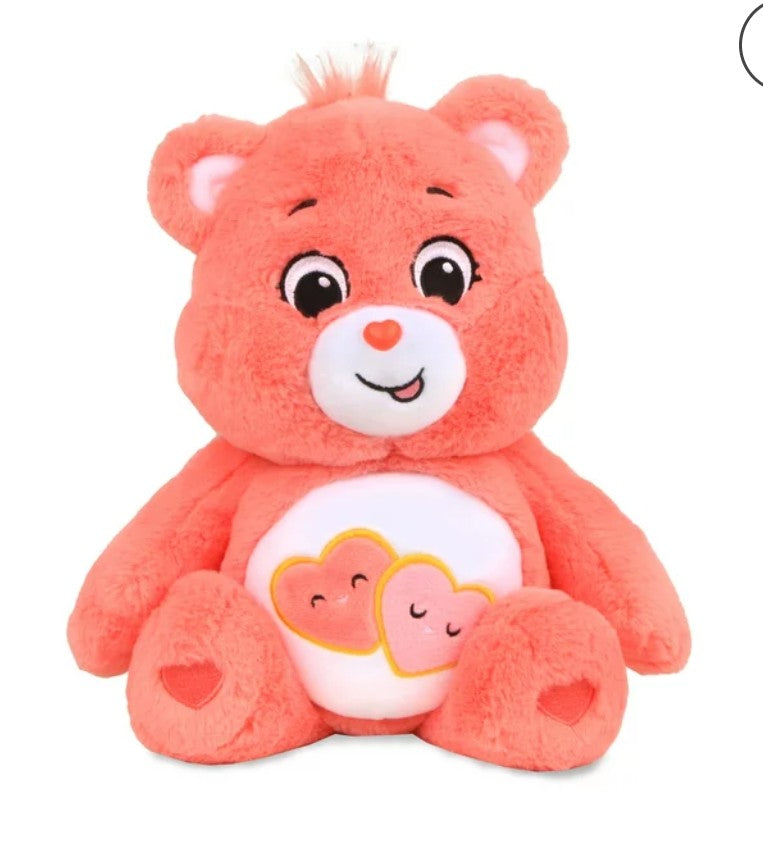 Care Bears 14" Plush - Love-A-Lot Bear - Soft Huggable Material!