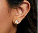 Hello Kitty Girl's Stud Earring and Necklace Set