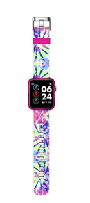 Justice Girls Tween Smartwatch in Pink Tie Dye