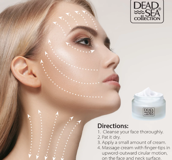 Dead Sea Collection Anti-Wrinkle Night Cream for Face with Collagen - Anti Aging - Skin Care with Sea Minerals - Nourishing, Moisturizer, Hydrating and Smoothing Face Cream (1.69 fl.oz)